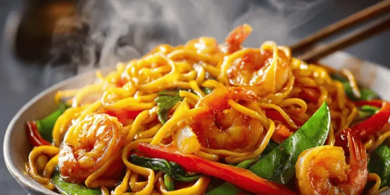 shrimp lo mein recipe Image