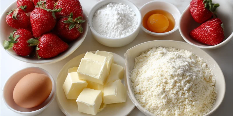 ingredient of Strawberry Shortcake Cheesecake
