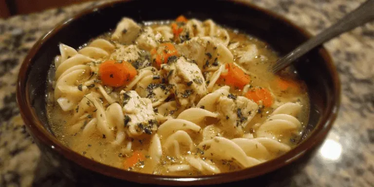 chicken noodle soup homemade