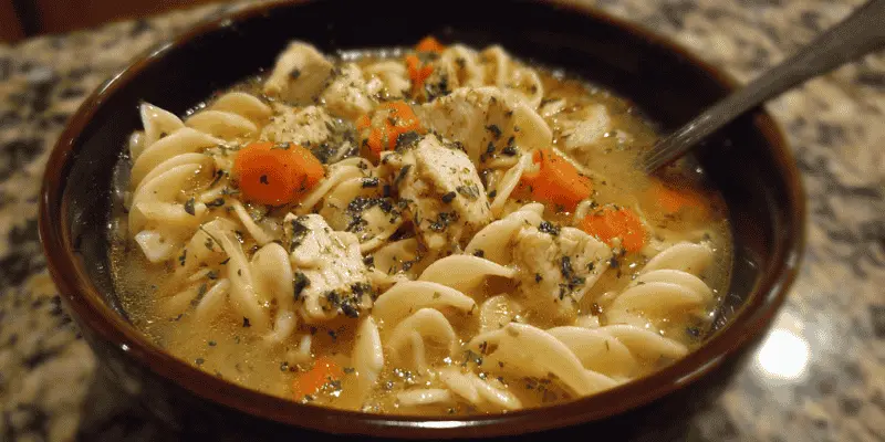chicken noodle soup homemade