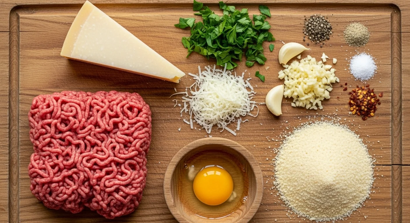 Incredible Baked Meatballs ingredients