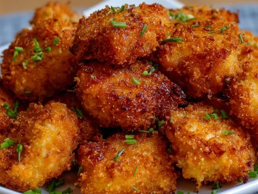 Crunchy Panko Chicken Nuggets Recipe Card