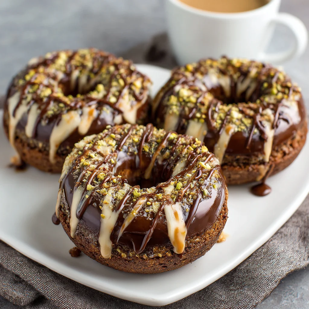 Healthy Chocolate Protein Donuts