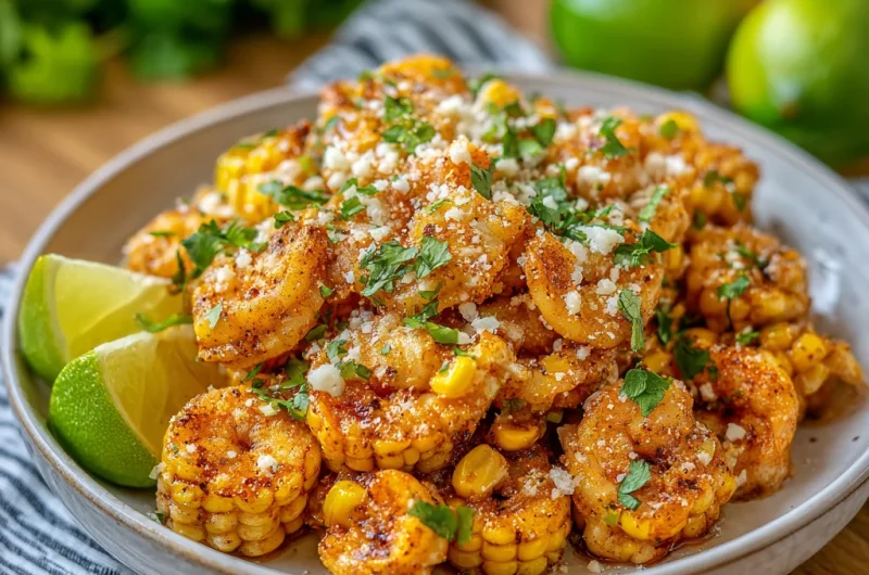 Street Food Fusion: Quick & Delicious Mexican Street Corn Shrimp