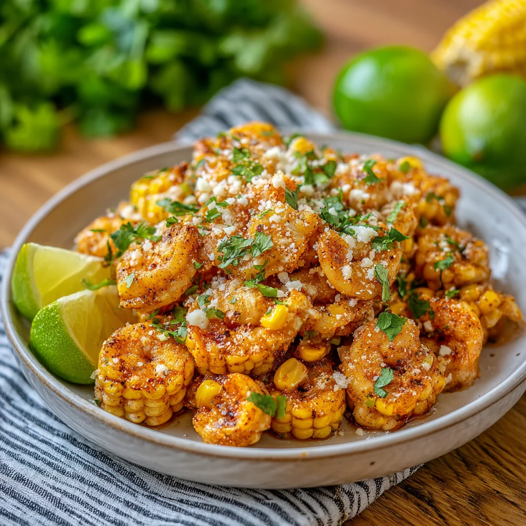 Quick & Delicious Mexican Street Corn Shrimp