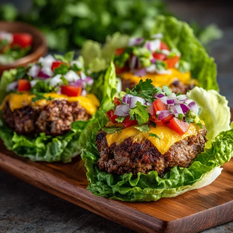 Delicious Low-Carb Lettuce Wrap Burgers