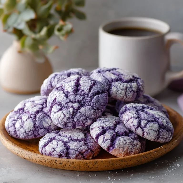 Best Ube Crinkle Cookies Recipe
