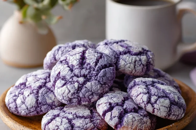 The Purple Reign: Our Best Ube Crinkle Cookies Recipe