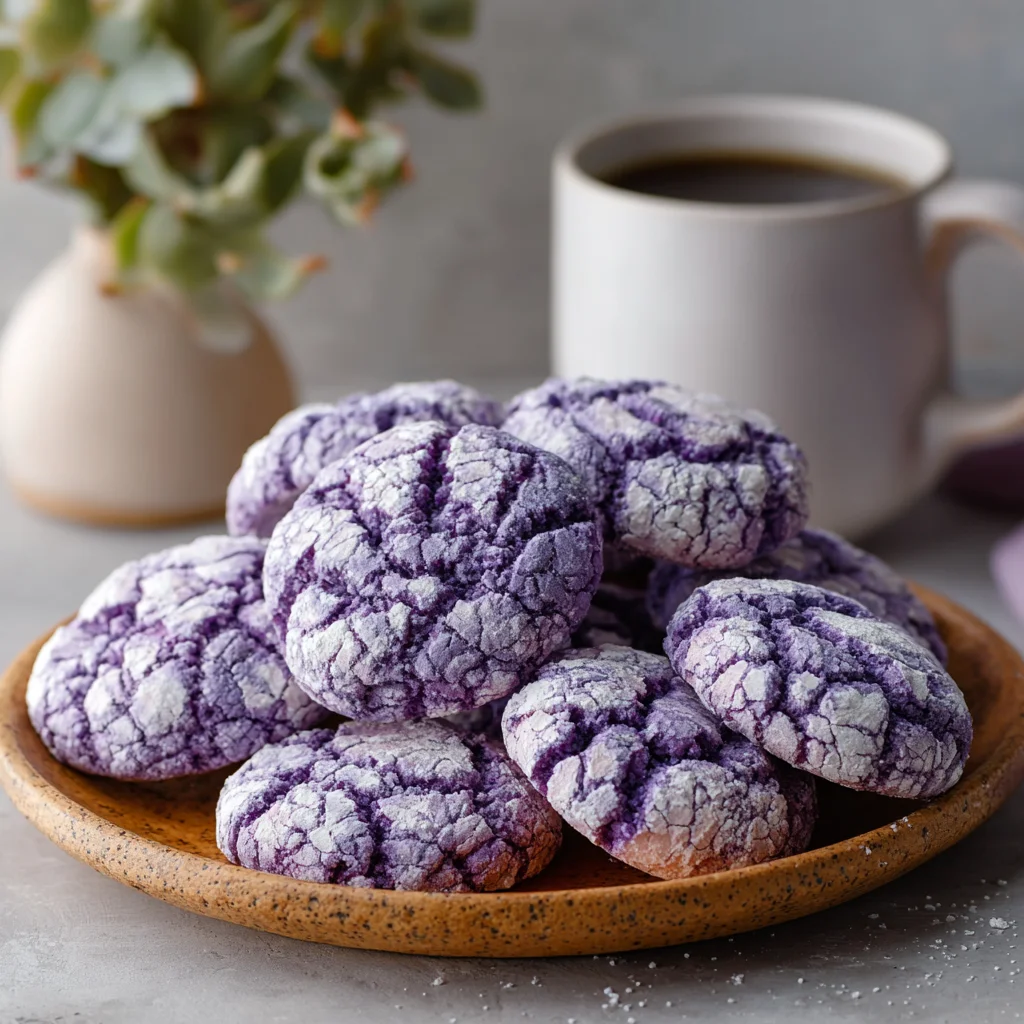 Best Ube Crinkle Cookies Recipe