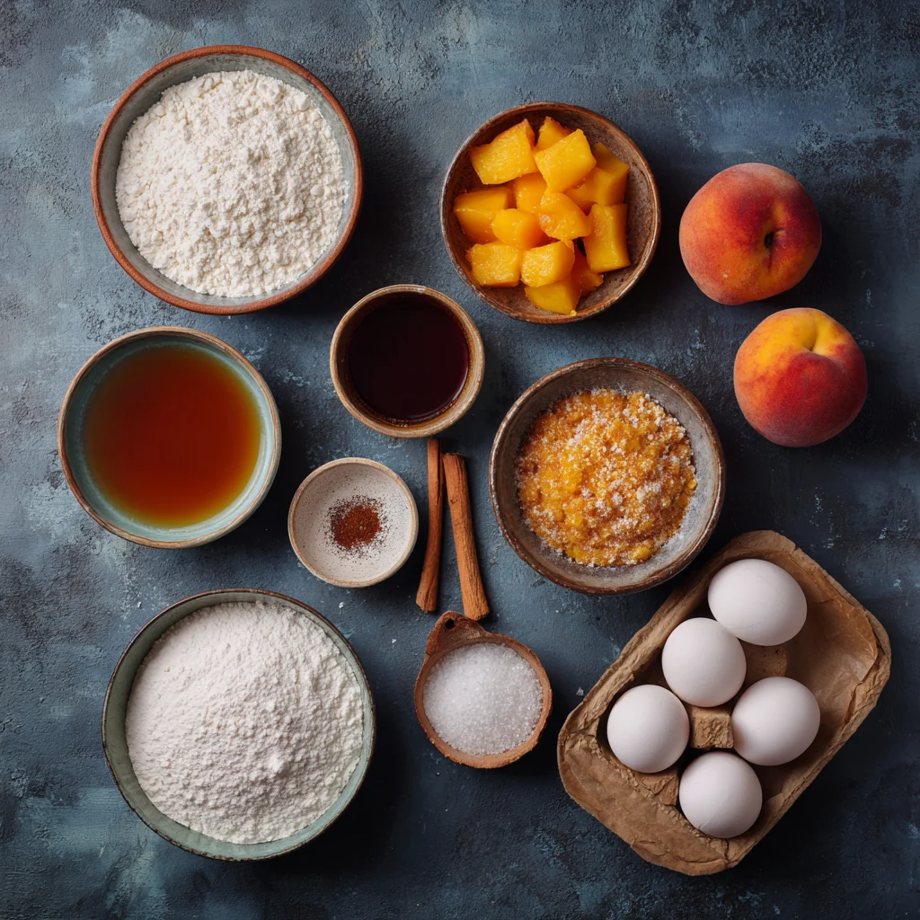 Cozy & Comforting Keto Peach Cobbler ingridents