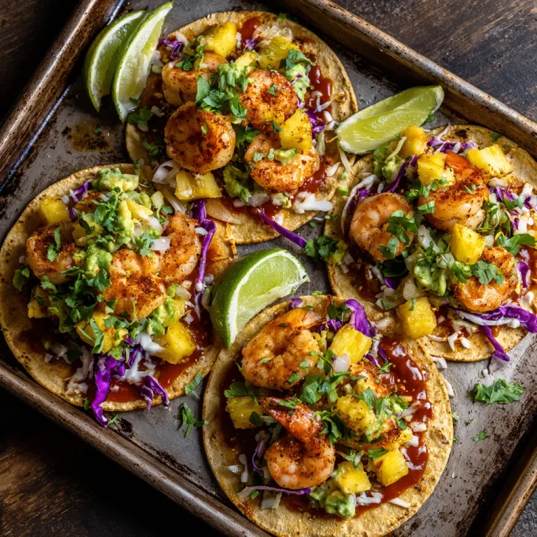 Pineapple Shrimp Tacos
