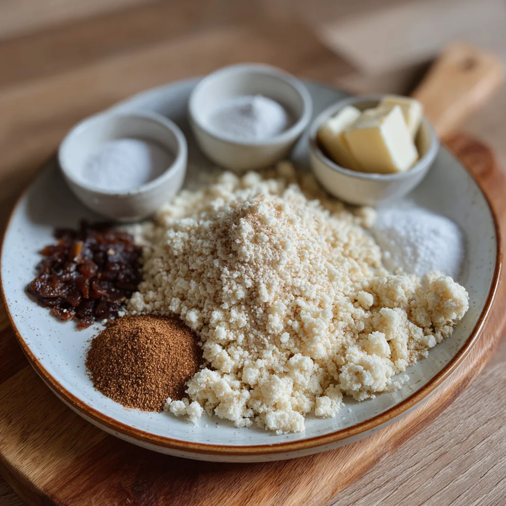 Crumble Cinnamon Roll Cookies ingridents used in recipe