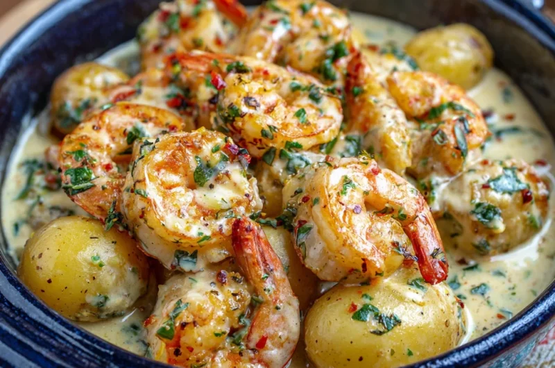 Creamy Garlic Shrimp Potatoes: A Delightful Dinner Ready in 30 Minutes
