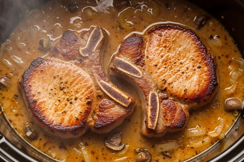 Creamy Slow-Cooked Comfort: The Best Crockpot Pork Chop Recipe