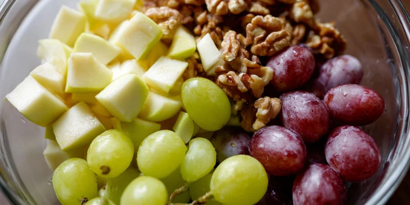 Classic Waldorf Salad Recipe: Apples, Grapes, and Walnuts ingredient