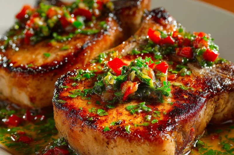 Cast Iron Skillet Boneless Pork Chops with Creamy Dijon Sauce