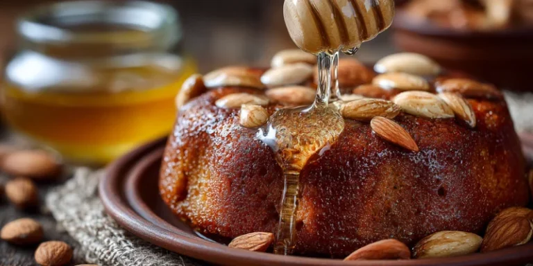The Best Honey Cake with Almonds and Honey Syrup: Moist, Rich, and Perfectly Glazed