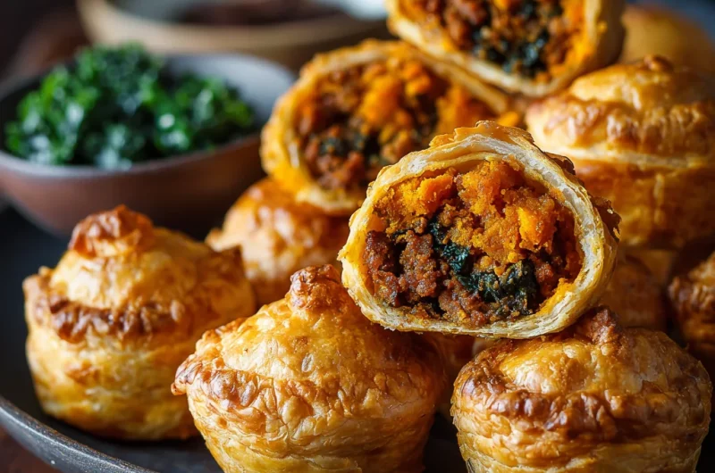 Flaky Sweet Potato Duxelles Puff Bombs Recipe