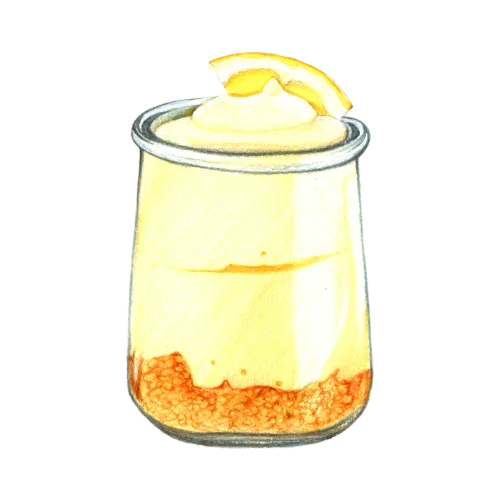 Creamy keto lemon cheesecake fluff icon