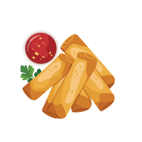 Crispy Oven-Fried Feta Rolls with Chili Honey