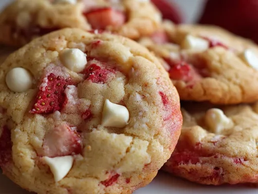 Strawberry Cheesecake Cookies Recipe Card