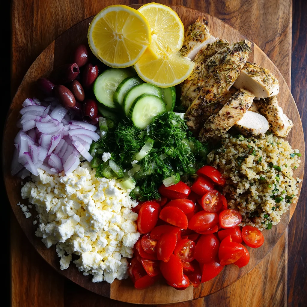 Mediterranean Lemon-Dill Chicken Ingredients
