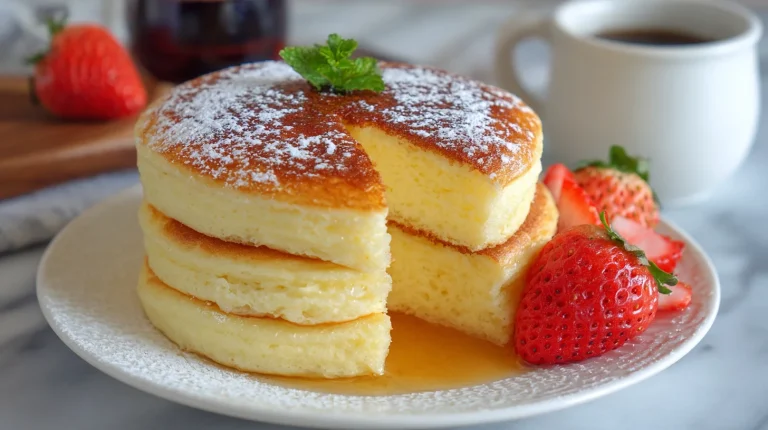 fluffy japanese souffle pancakes