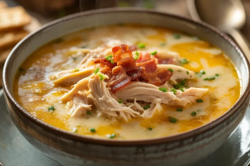 Creamy Crack Chicken Soup (The Coziest Low-Carb Comfort Bowl Ever)