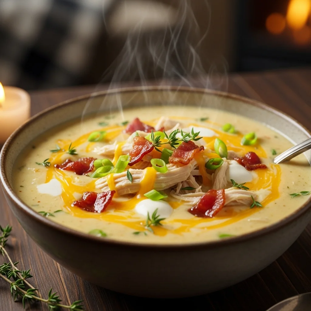 Creamy Crack Chicken Soup final serving