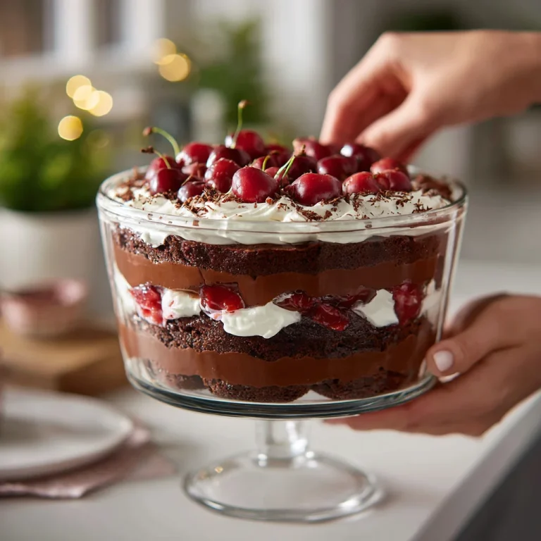 Black Forest Christmas Trifle