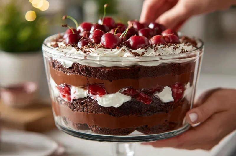 Black Forest Christmas Trifle A Festive Dessert Recipe