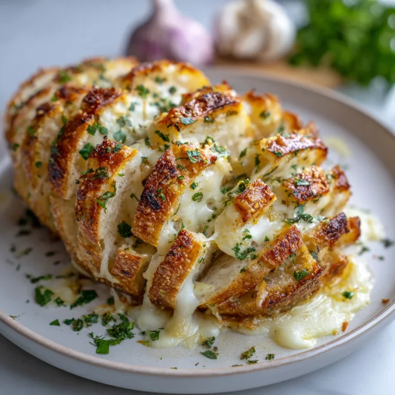 Hasselback Cheesy Garlic Bread