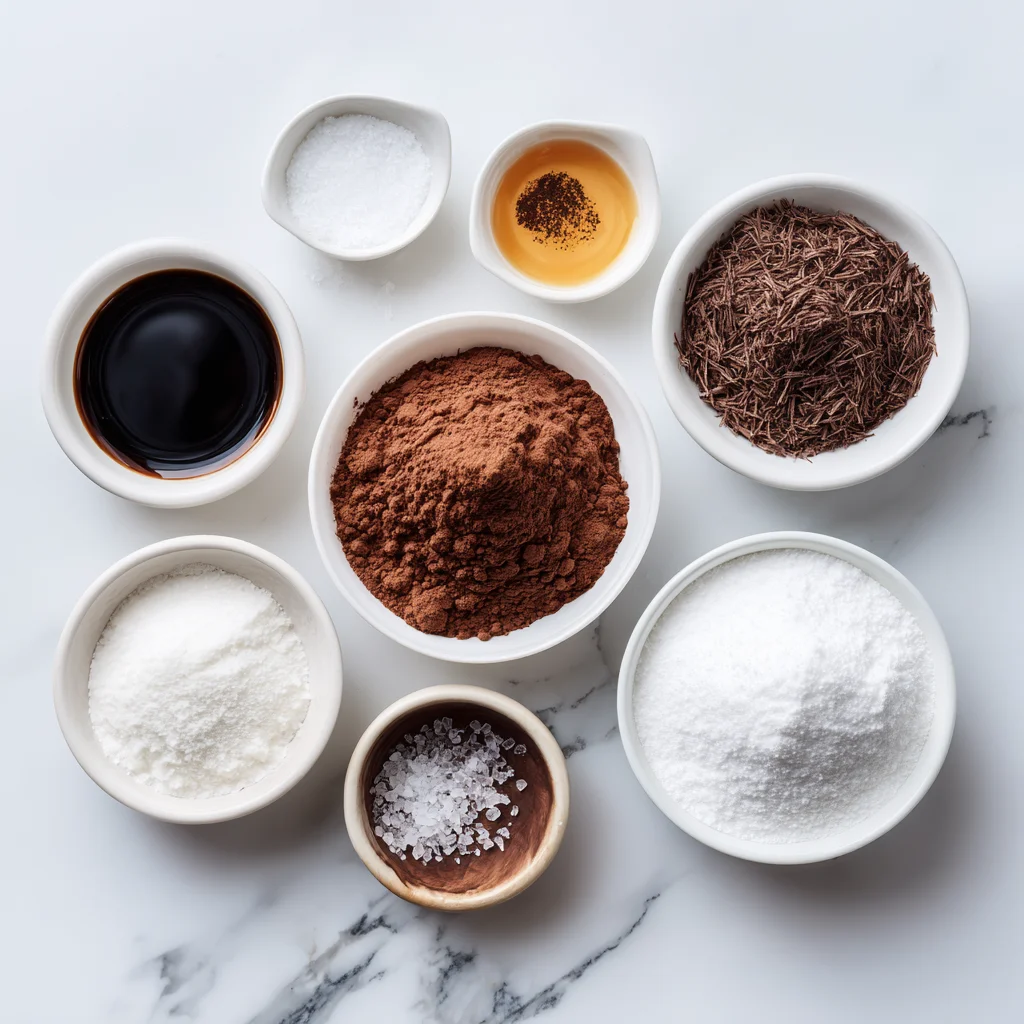 Ingredients used in recipe Homemade Dark Chocolate Syrup Easy