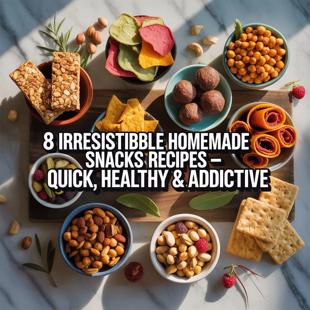 8 Irresistible Homemade Snacks Recipes