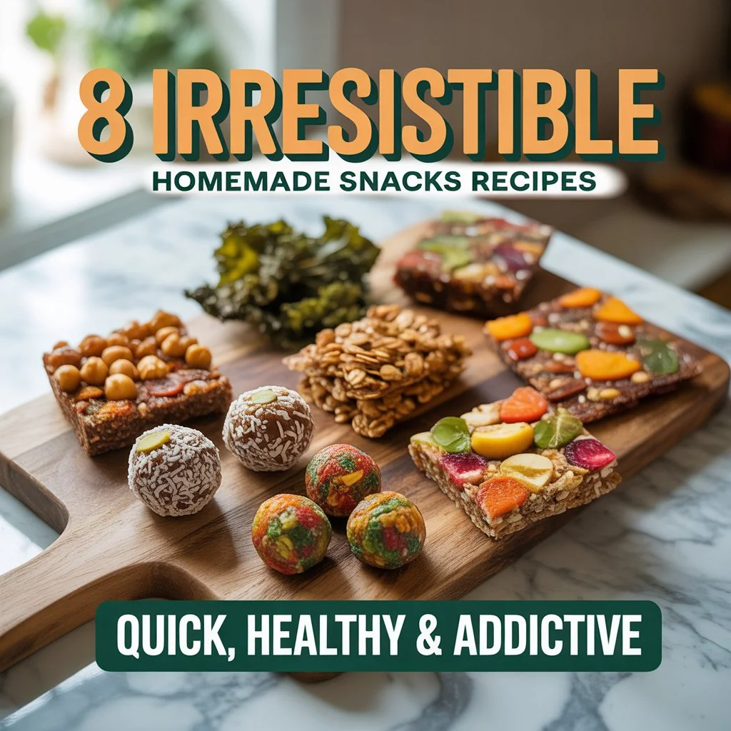 8 Irresistible Homemade Snacks Recipes