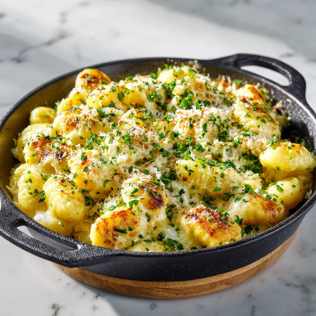 Skillet Gnocchi Mac and Cheese Recipe