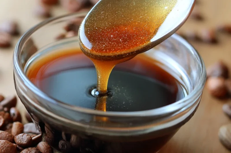Make Rich Brown Sugar Coffee Syrup Fast