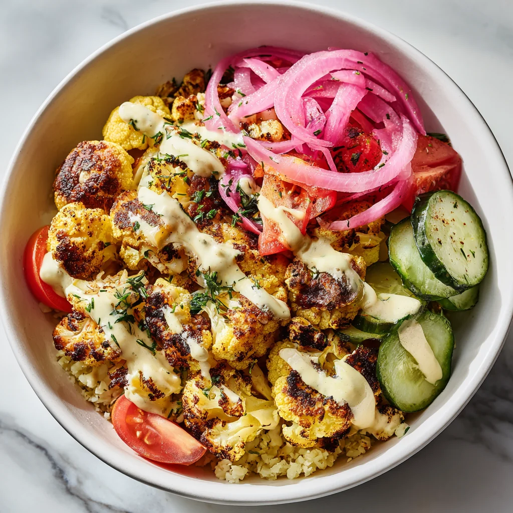 Cauliflower Shawarma Bowls