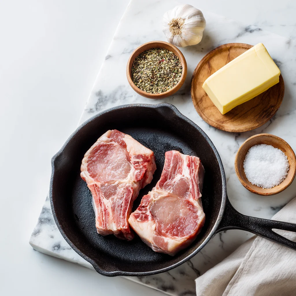 ingredients used in Carnivore Pork Chop Recipes