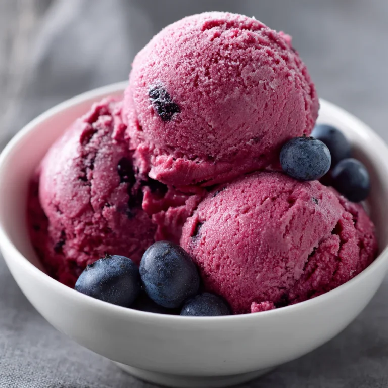 Blueberry Frozen Yogurt