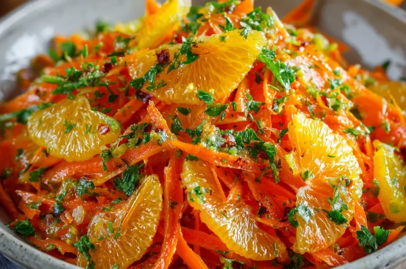 Carrot and Orange Salad – Vibrant, Zesty 10-Minute Citrus Crunch