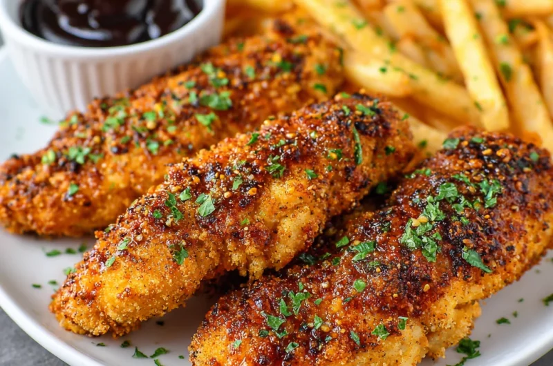 Copycat Popeyes Blackened Chicken Tenders Recipe – Crispy, Spicy, Juicy in 30 Minutes