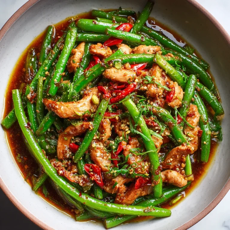 Easy Chinese String Bean Chicken