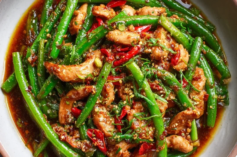 Easy Chinese String Bean Chicken Recipe – Quick, Flavorful Weeknight Stir-Fry