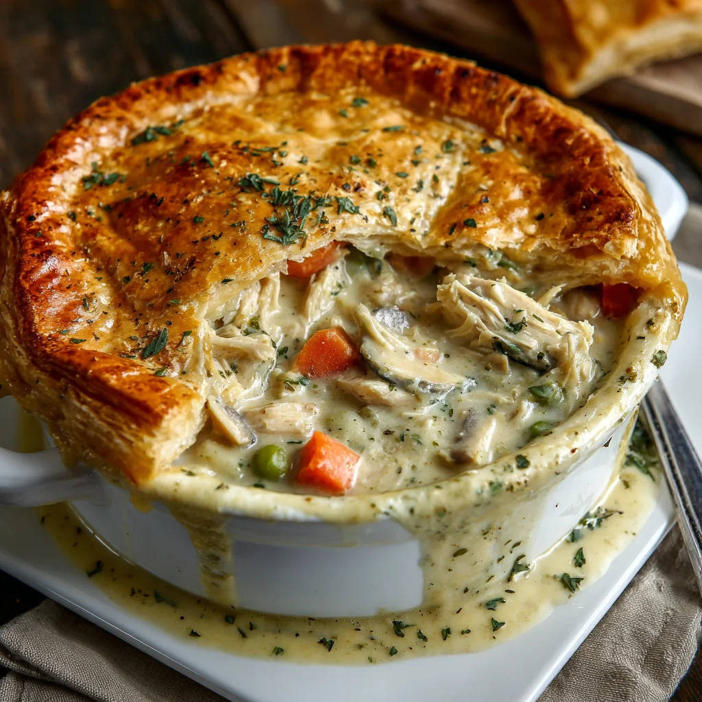 Lemon & Herb Chicken Pot Pie