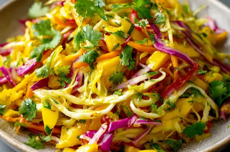 Mango Slaw Recipes – Crunchy, Juicy, Tropical in 15 Minutes