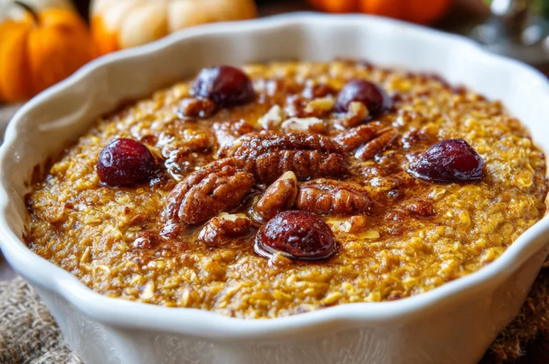 Pumpkin Baked Oatmeal: A Delicious, Healthy Breakfast Recipe