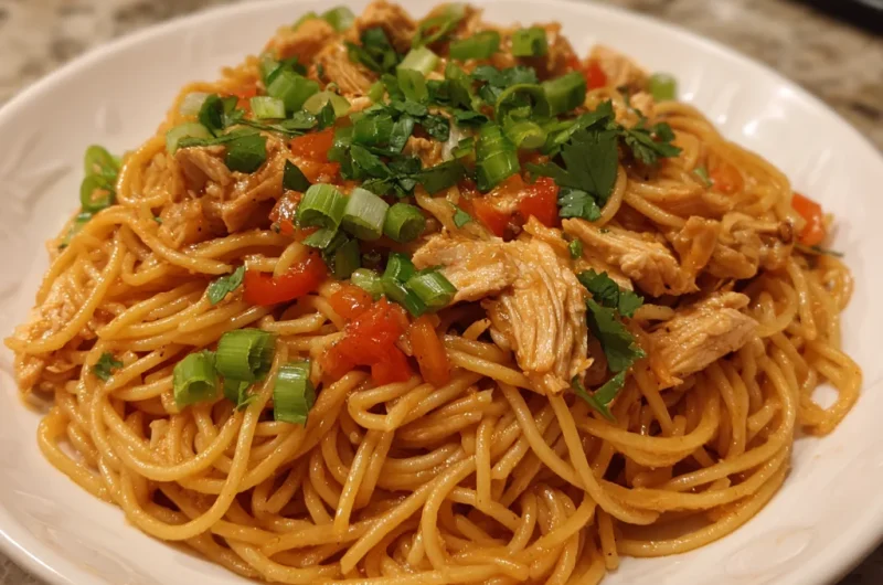 Chicken Spaghetti Lo Mein: A Quick, Flavor-Packed Noodle Stir-Fry