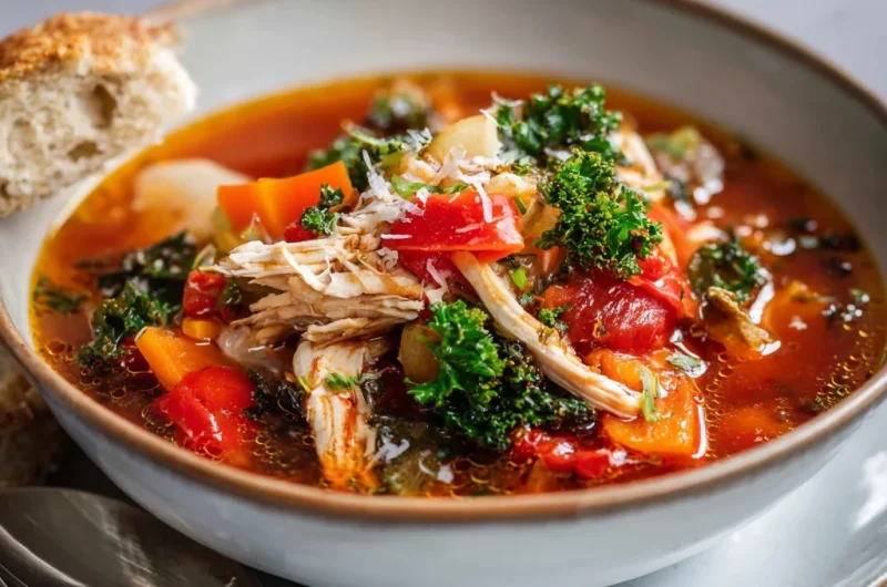 Sicilian Chicken Soup – Hearty 45-Minute Italian Comfort Bowl