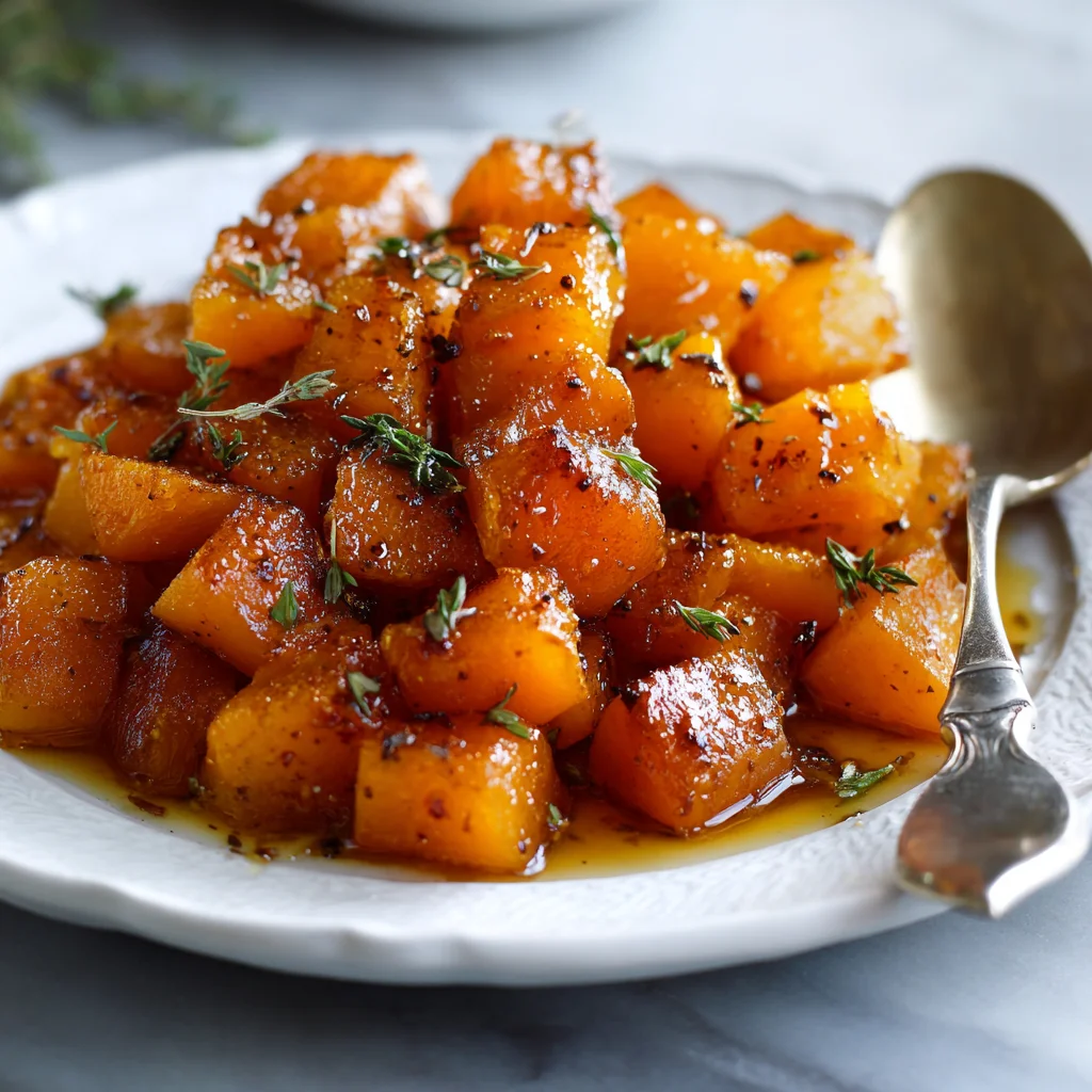 Delicious Caramelized Butternut Squash With Brown Sugar
